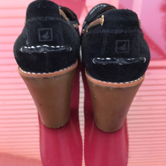 Sperry black suede pumps in excellent condition - Picture 3 of 7